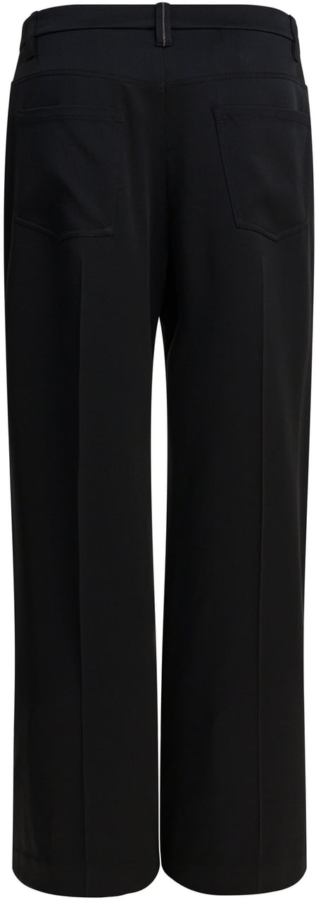 Brunello Cucinelli Wide-leg pants Zwart