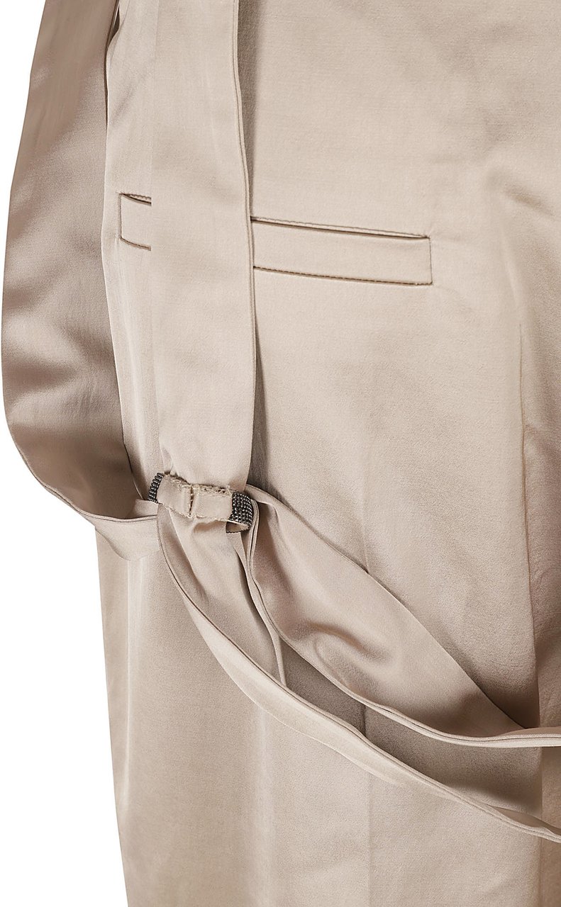 Brunello Cucinelli Tailored Trousers with High Waist Neutraal