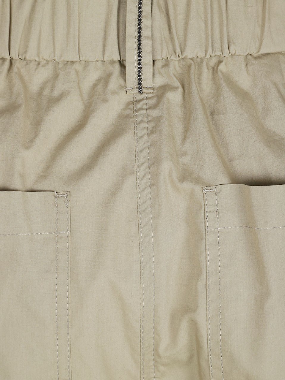 Brunello Cucinelli Relaxed Fit Cropped Trousers Neutraal