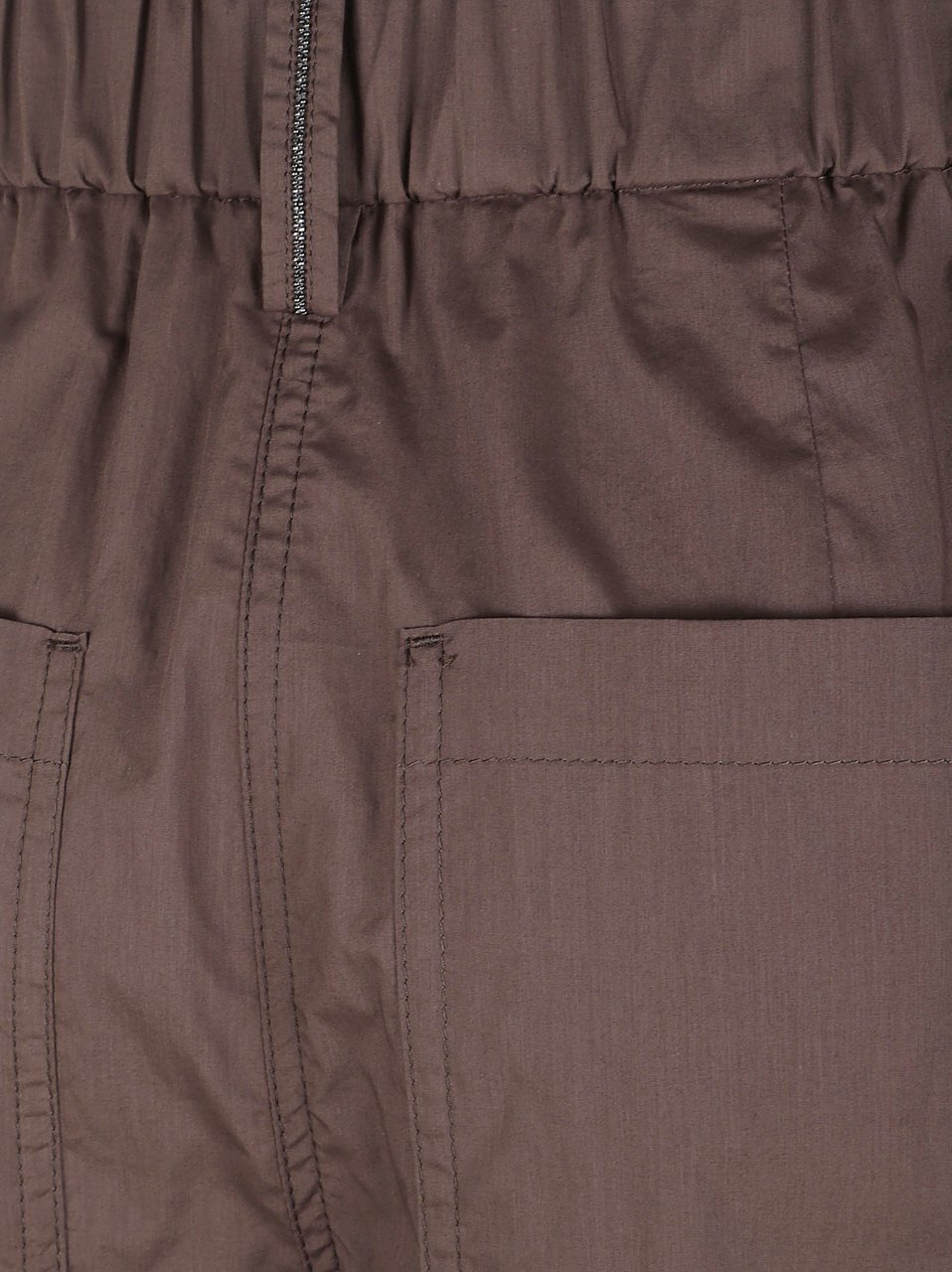 Brunello Cucinelli Lightweight Poplin Trousers with Five-Pocket Style Grijs