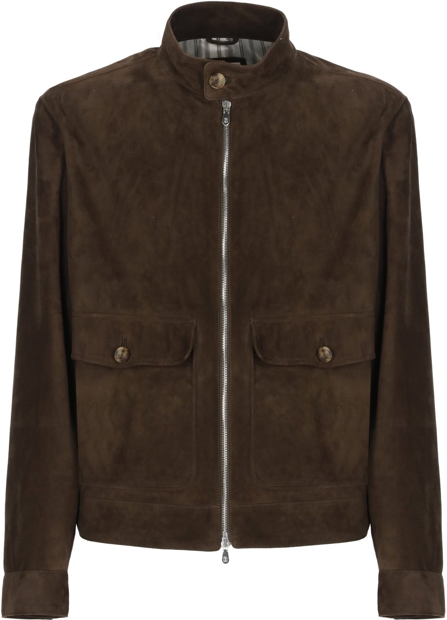 Brunello Cucinelli Coats Brown Bruin