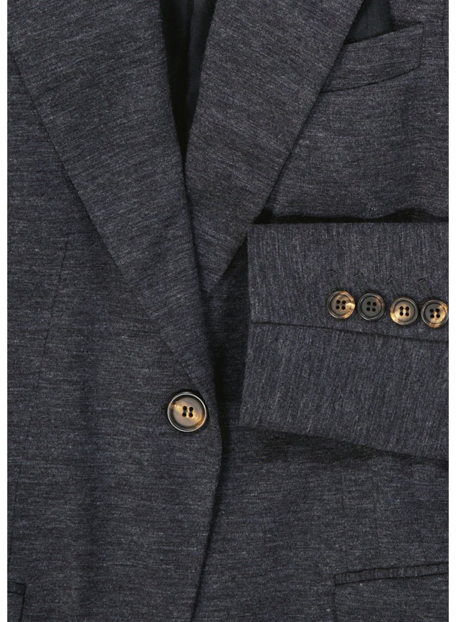 Brunello Cucinelli Brunello Cucinelli Wool Blazer Grijs