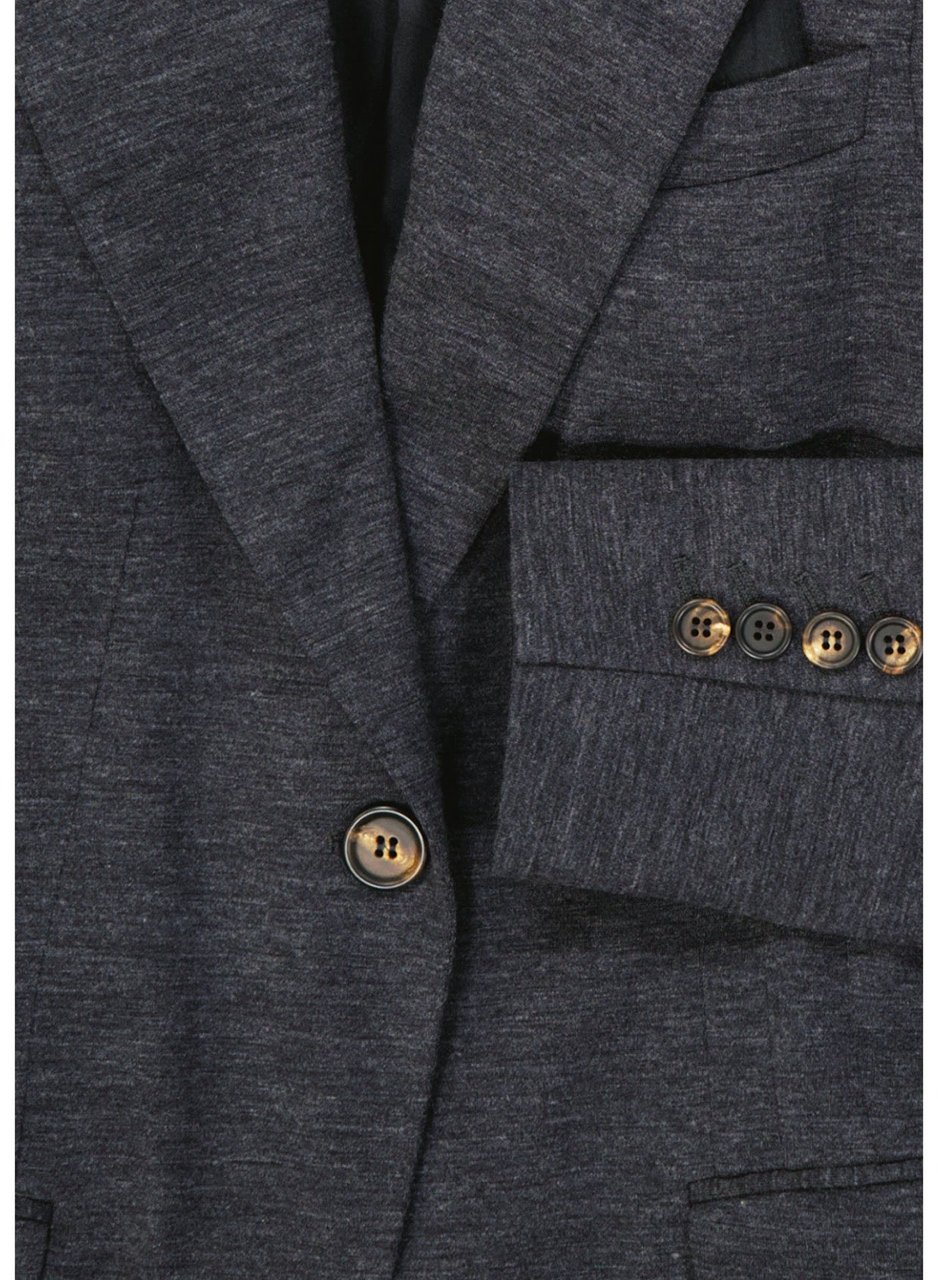 Brunello Cucinelli Brunello Cucinelli Wool Blazer Grijs