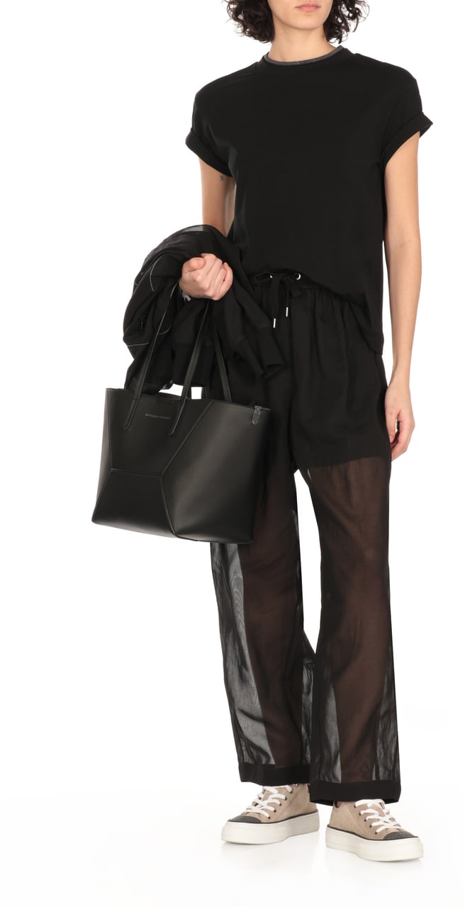 Brunello Cucinelli T-Shirts And Polos Black Zwart