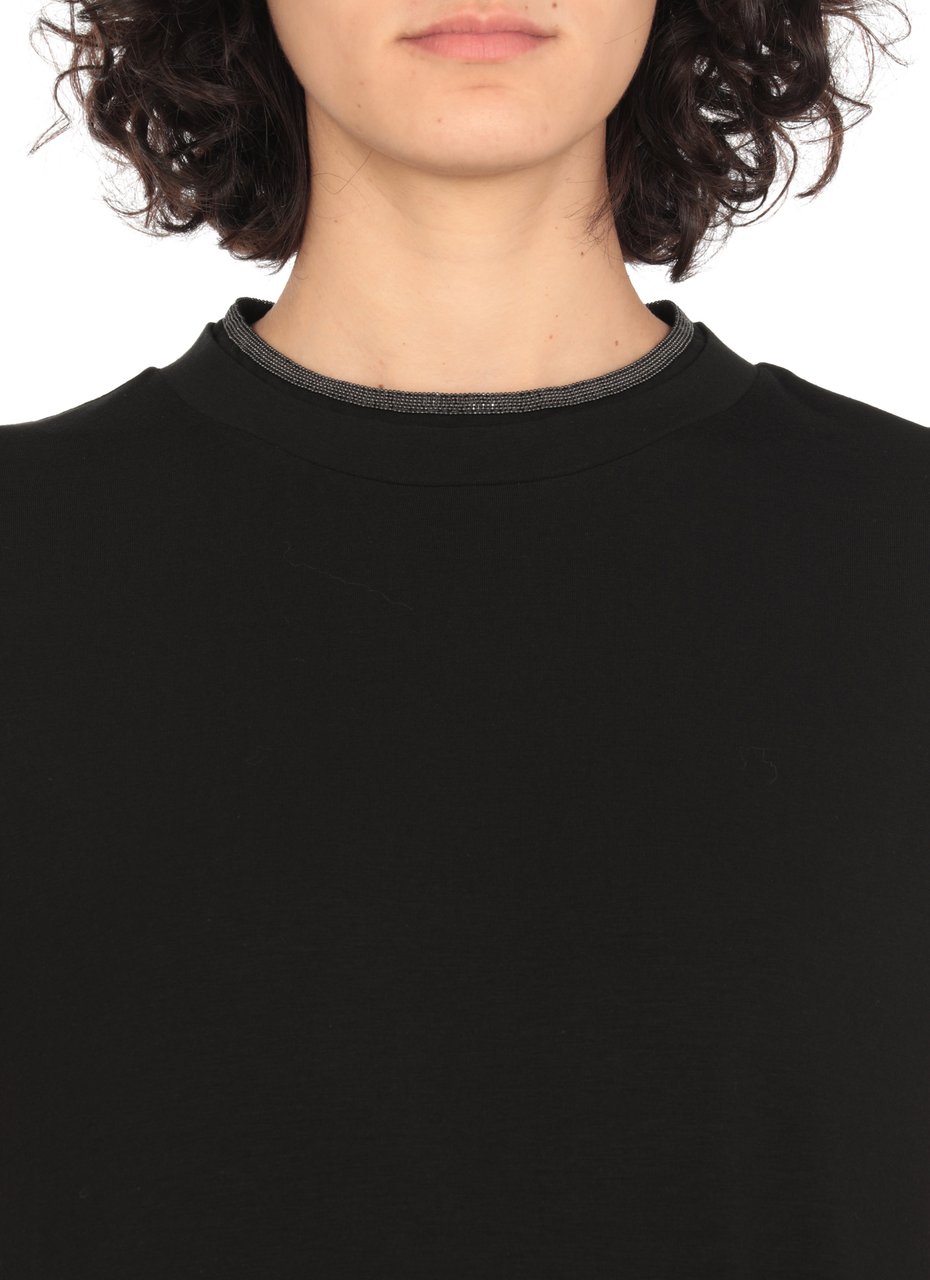 Brunello Cucinelli T-Shirts And Polos Black Zwart