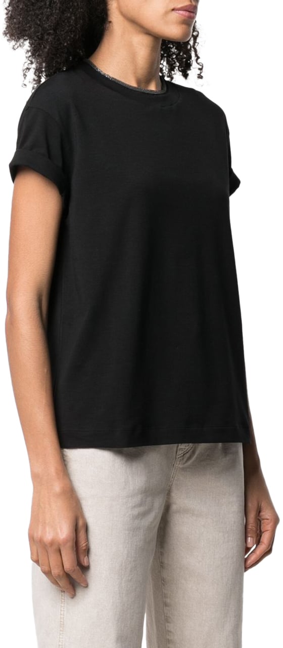 Brunello Cucinelli T-Shirts And Polos Black Zwart