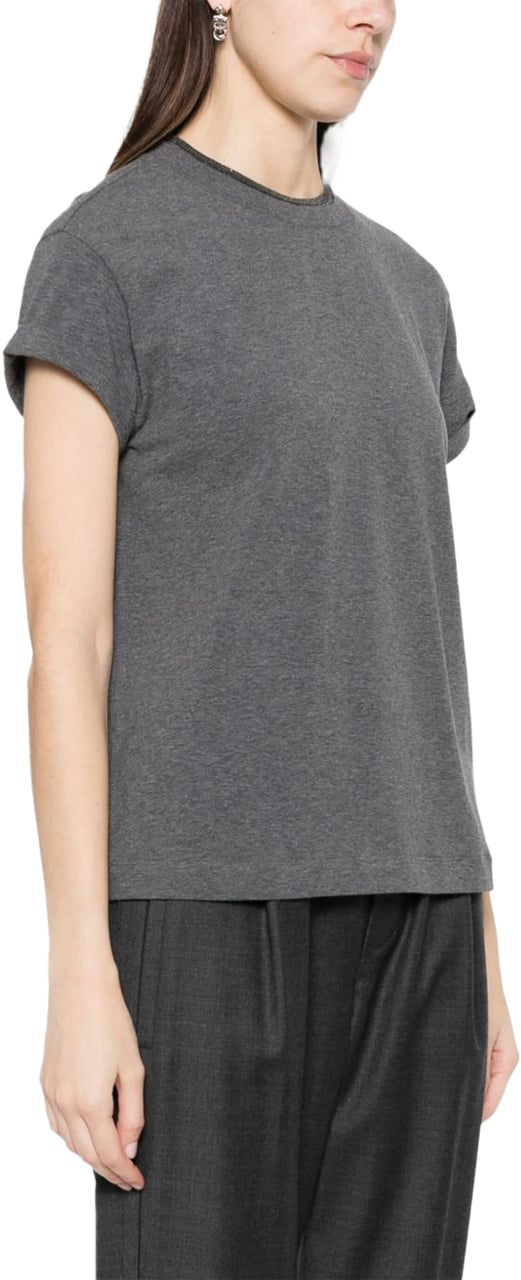 Brunello Cucinelli T-Shirts And Polos Grey Grijs