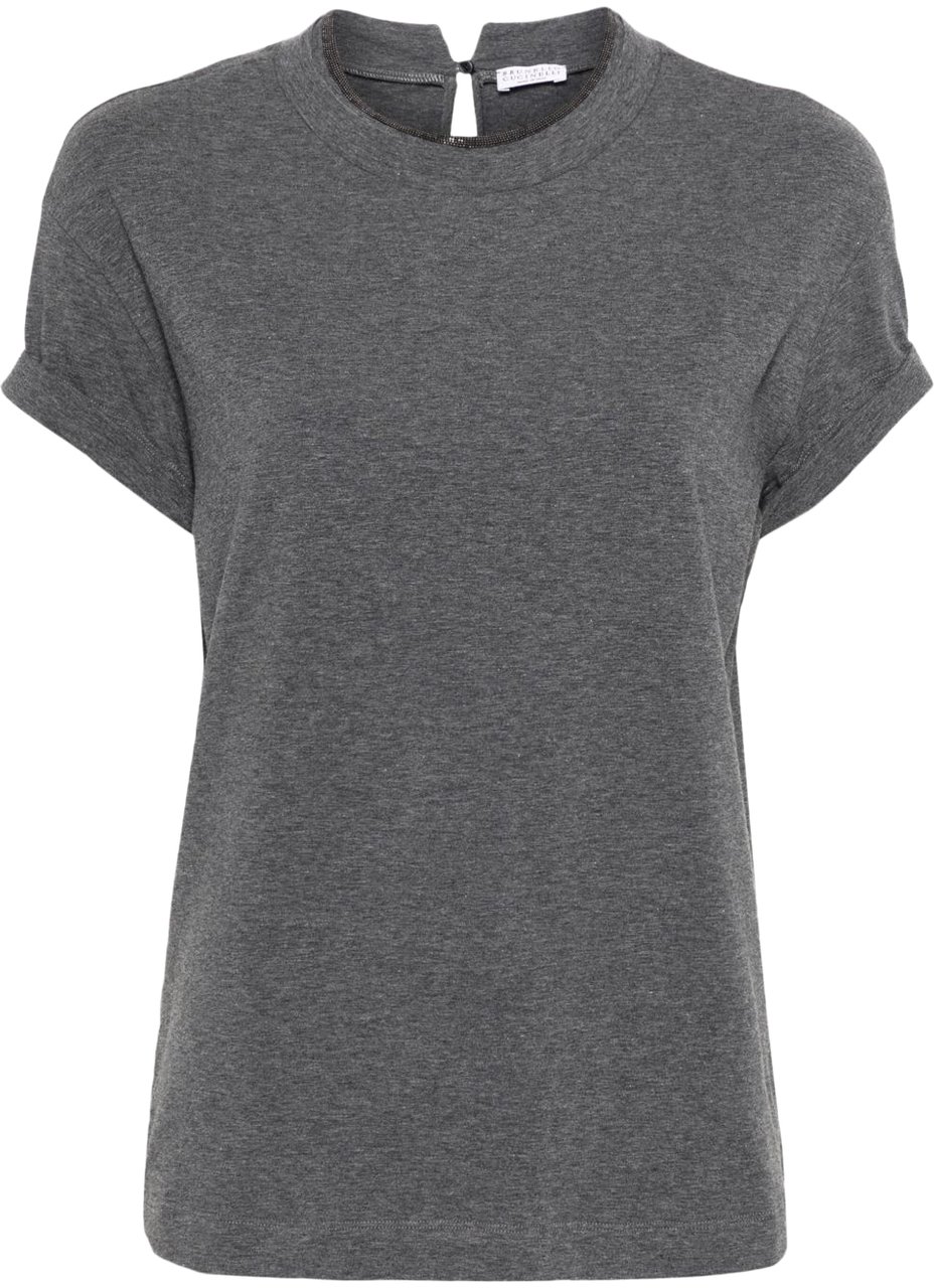 Brunello Cucinelli T-Shirts And Polos Grey Grijs
