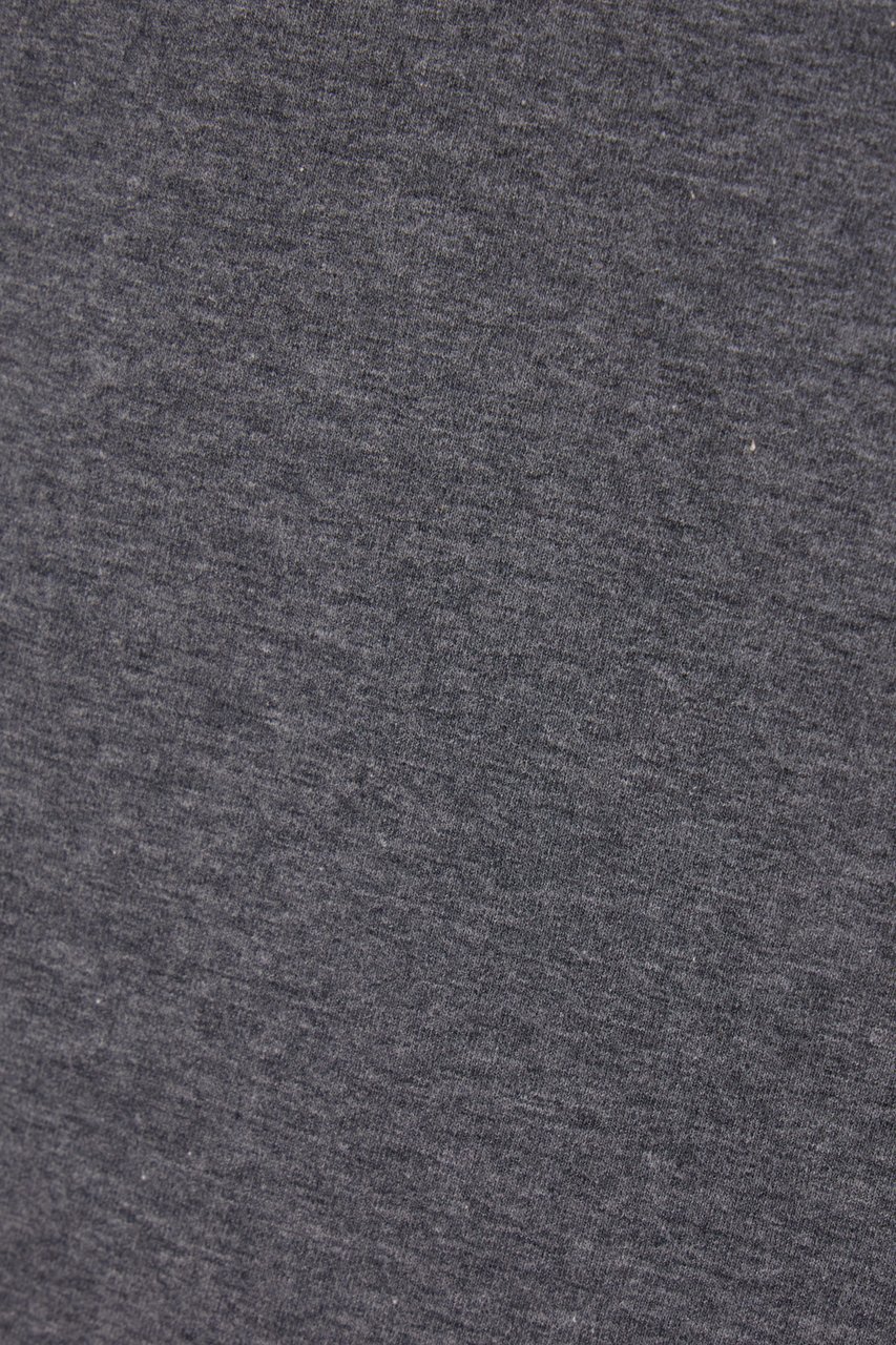 Brunello Cucinelli Melange grey stretch cotton t-shirt Grijs