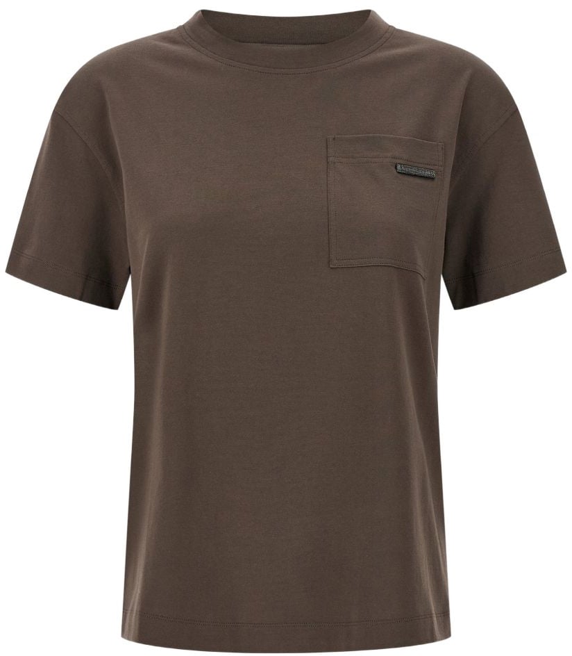 Brunello Cucinelli Sweaters Dark Brown Bruin