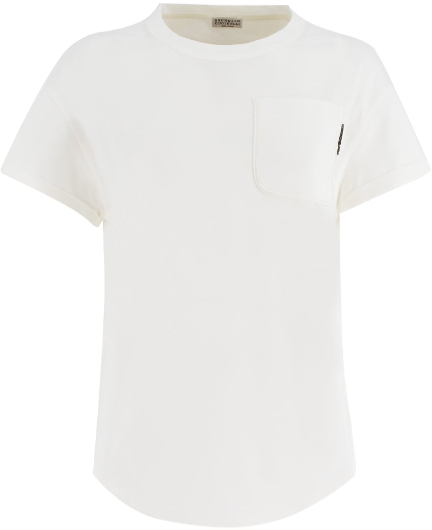 Brunello Cucinelli T-shirt Wit