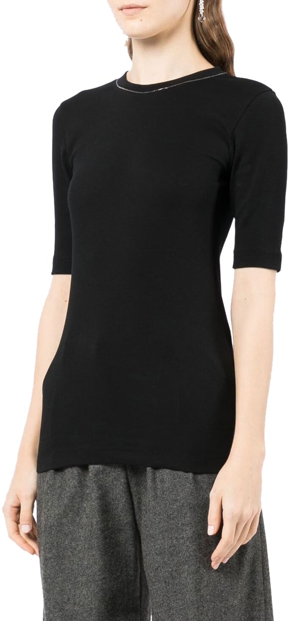 Brunello Cucinelli T-Shirts And Polos Black Zwart