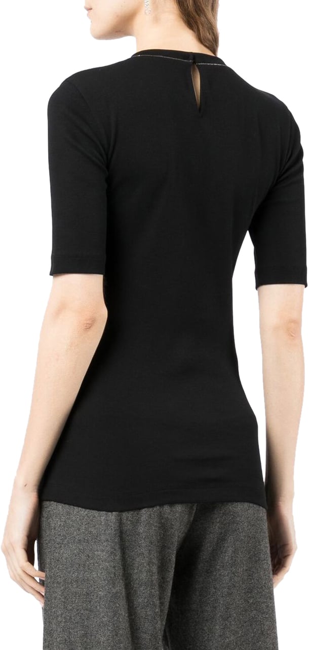 Brunello Cucinelli T-Shirts And Polos Black Zwart