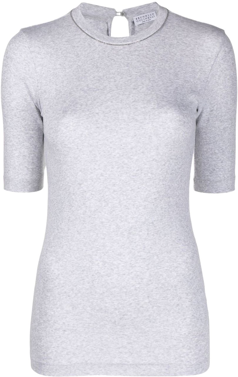 Brunello Cucinelli T-Shirts And Polos Grey Grijs