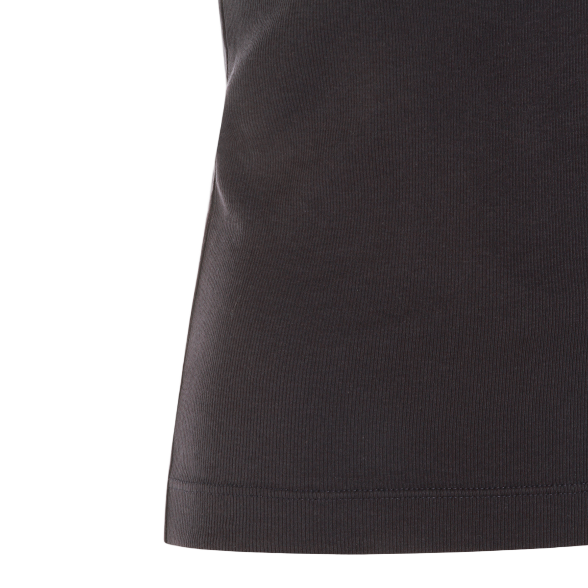 Brunello Cucinelli Sleek Sleeveless Top with Scoop Neckline Zwart
