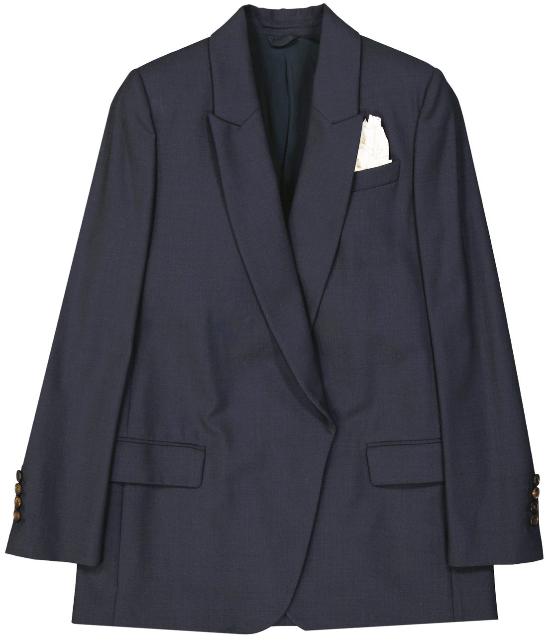 Brunello Cucinelli Brunello Cucinelli Virgin Wool Jacket Blauw