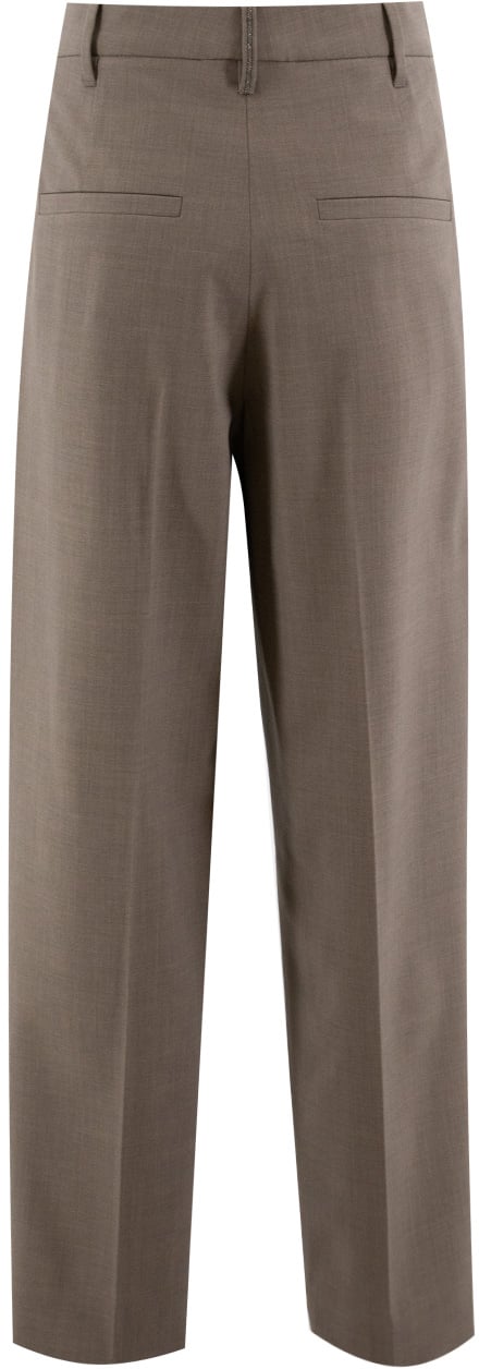 Brunello Cucinelli Long trousers Bruin