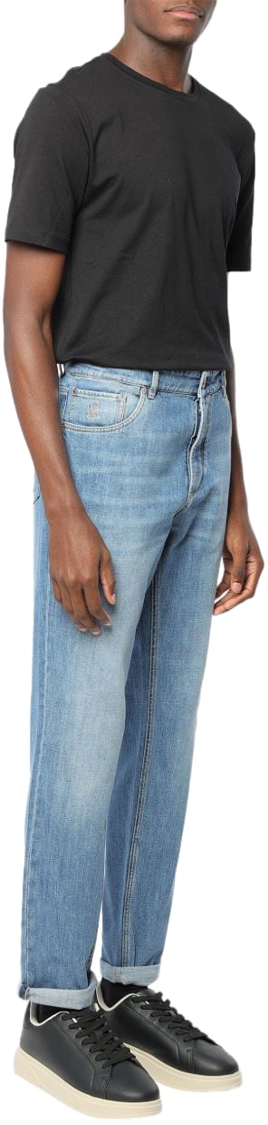 Brunello Cucinelli Jeans Clear Blue Blauw