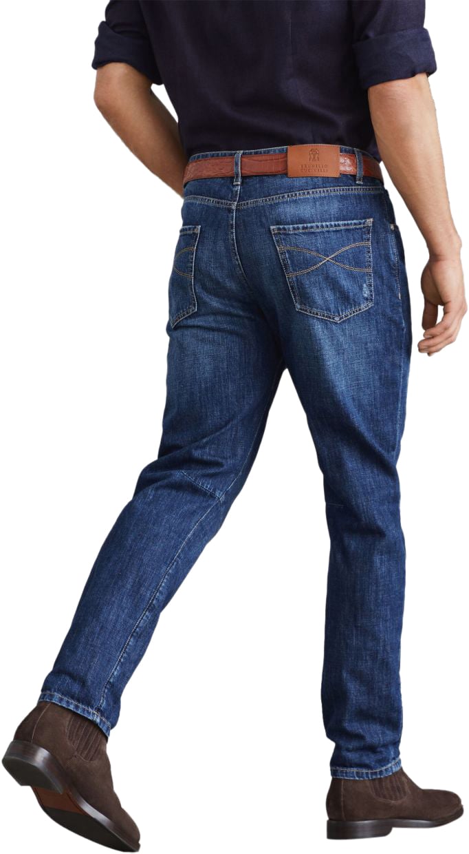 Brunello Cucinelli Jeans Blue Blauw