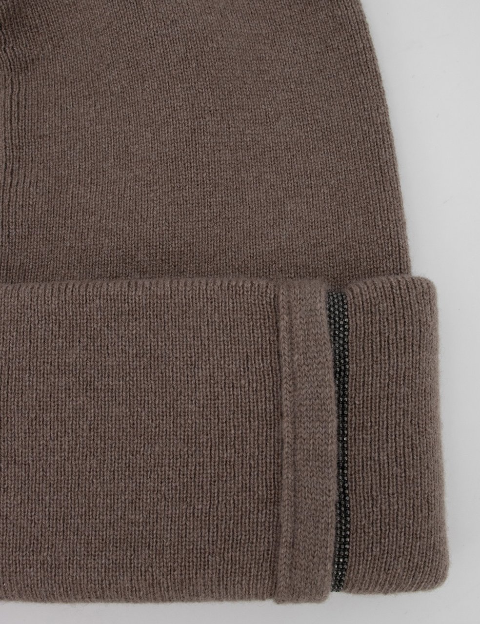 Brunello Cucinelli Cashmere knit beanie Bruin