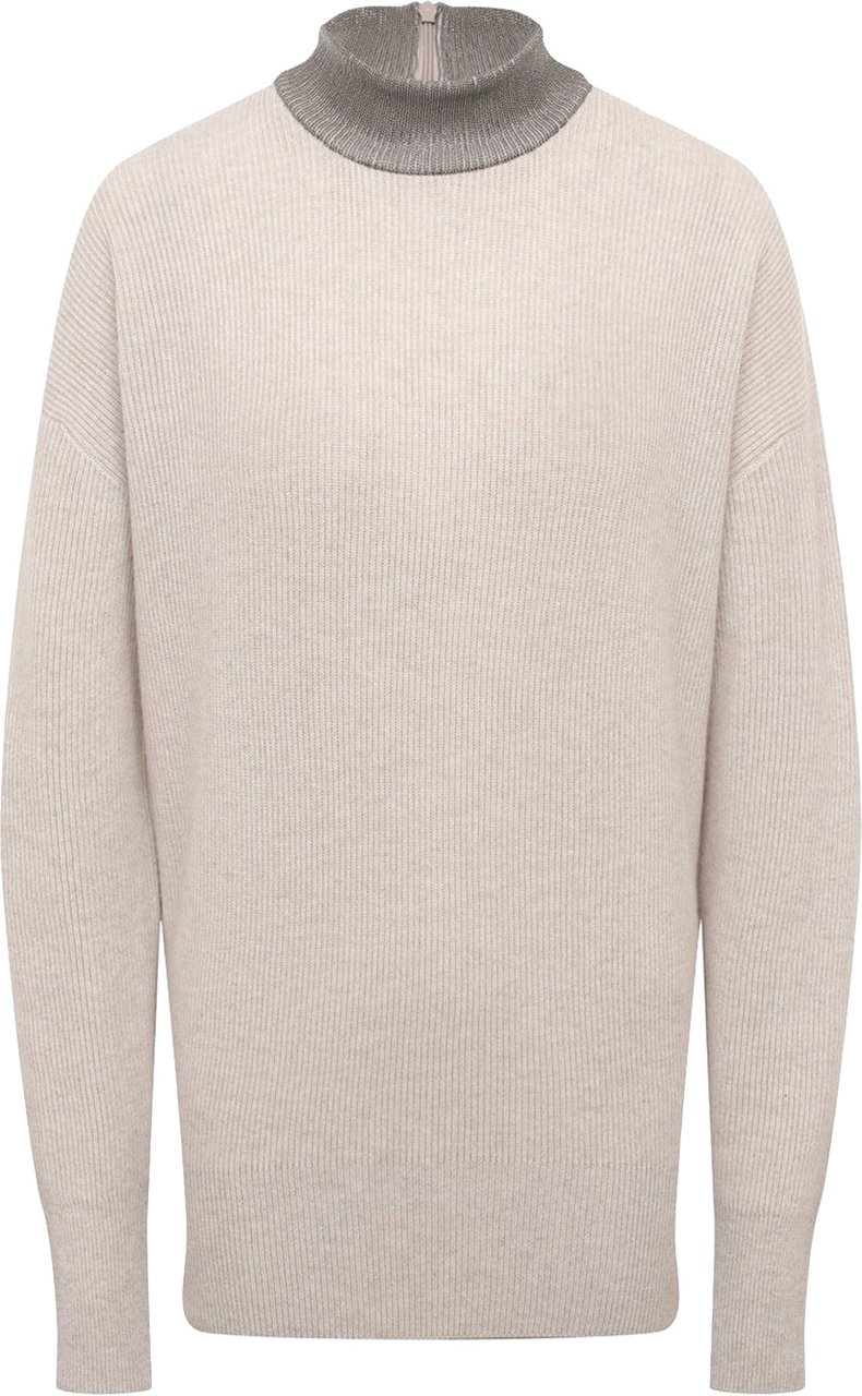 Brunello Cucinelli Cashmere Sweater Beige