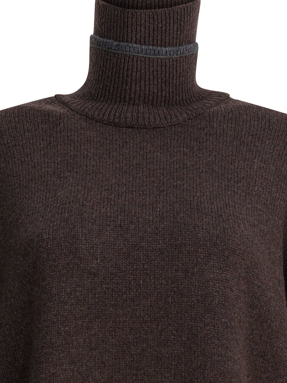 Brunello Cucinelli Cashmere turtleneck sweater Bruin