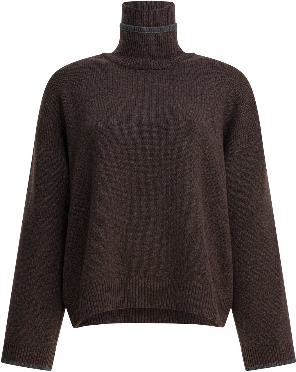 Brunello Cucinelli Cashmere turtleneck sweater Bruin