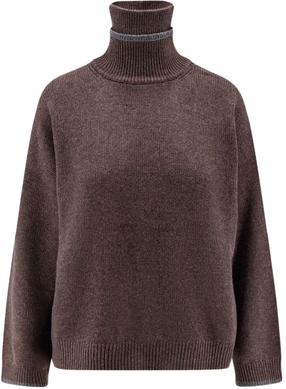 Brunello Cucinelli Sweaters Brown Bruin