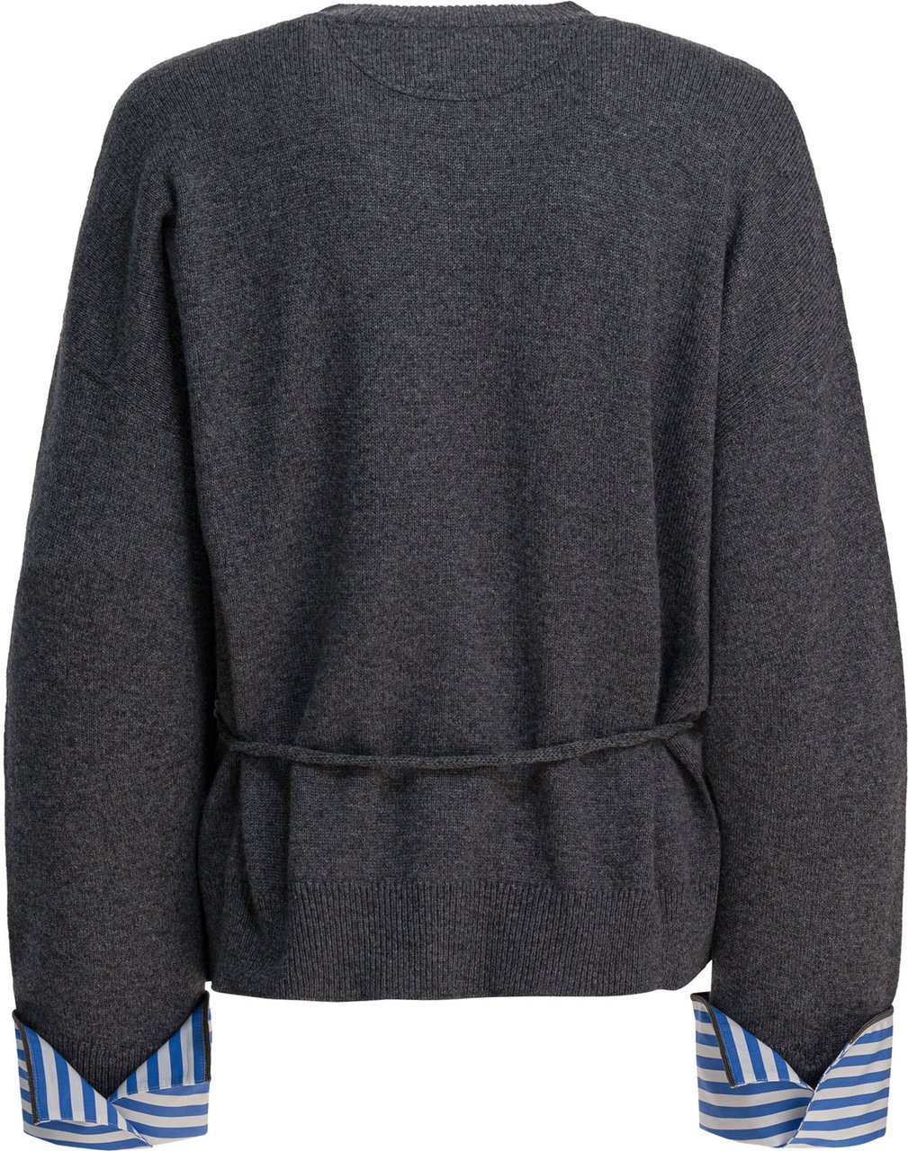 Brunello Cucinelli Cardigan with belt Blauw