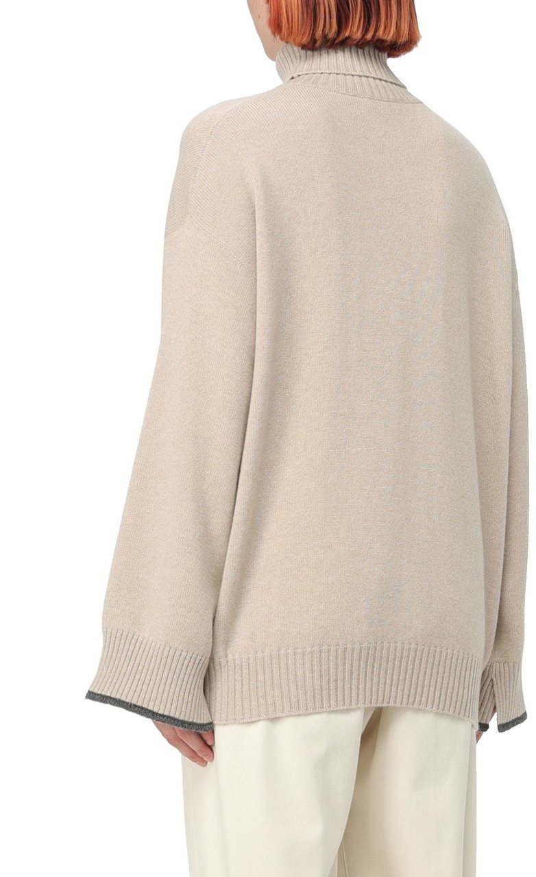 Brunello Cucinelli Cashmere Sweater Beige