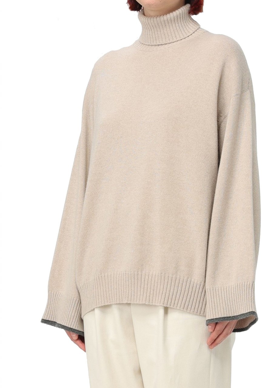 Brunello Cucinelli Cashmere Sweater Beige