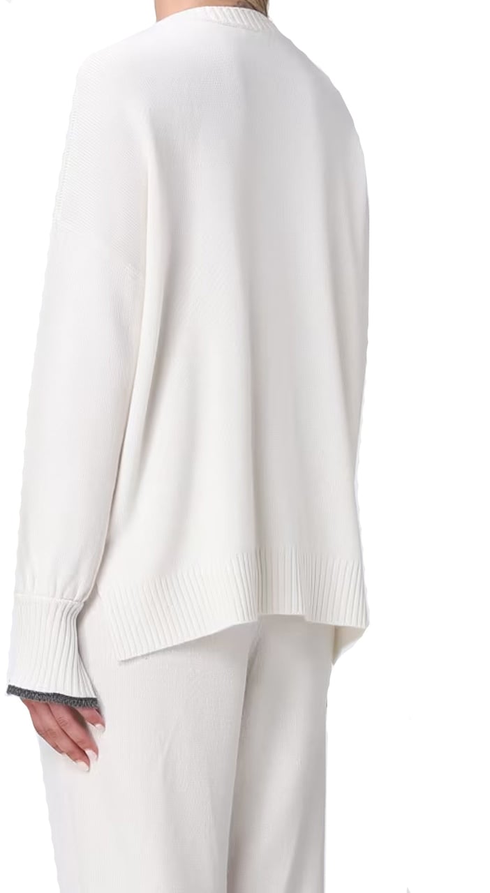 Brunello Cucinelli Cashmere Sweater Wit