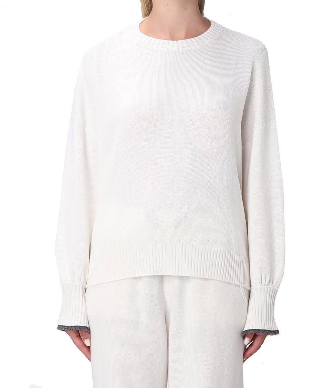 Brunello Cucinelli Brunello Cucinelli Cashmere Sweater Wit