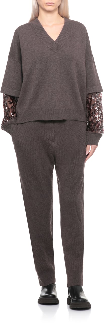 Brunello Cucinelli Sweaters Brown Bruin
