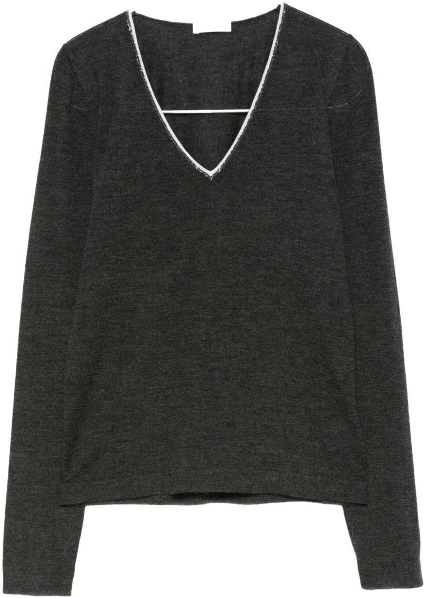 Brunello Cucinelli Sweaters Grey Grijs