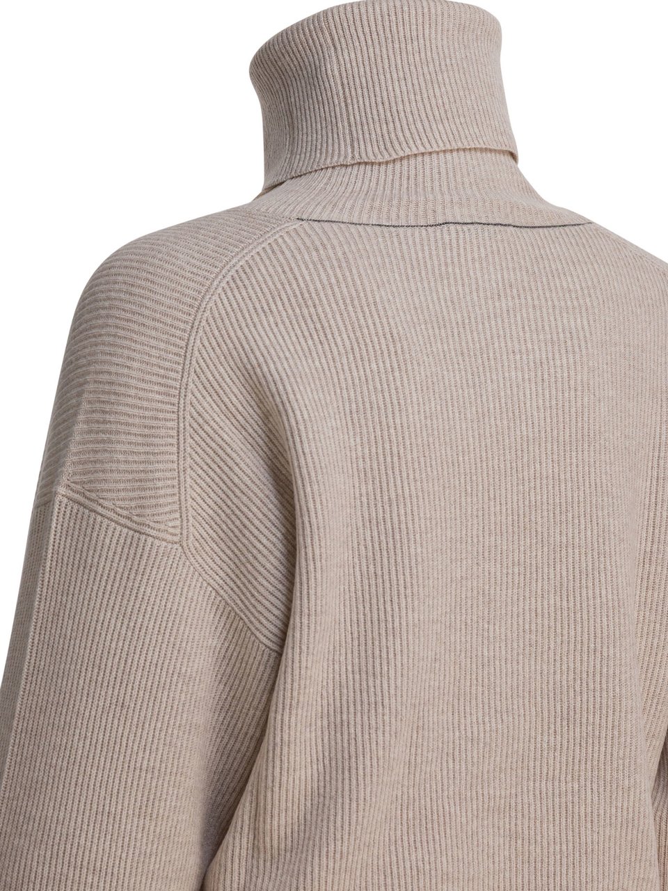 Brunello Cucinelli Wool and cashmere sweater Beige