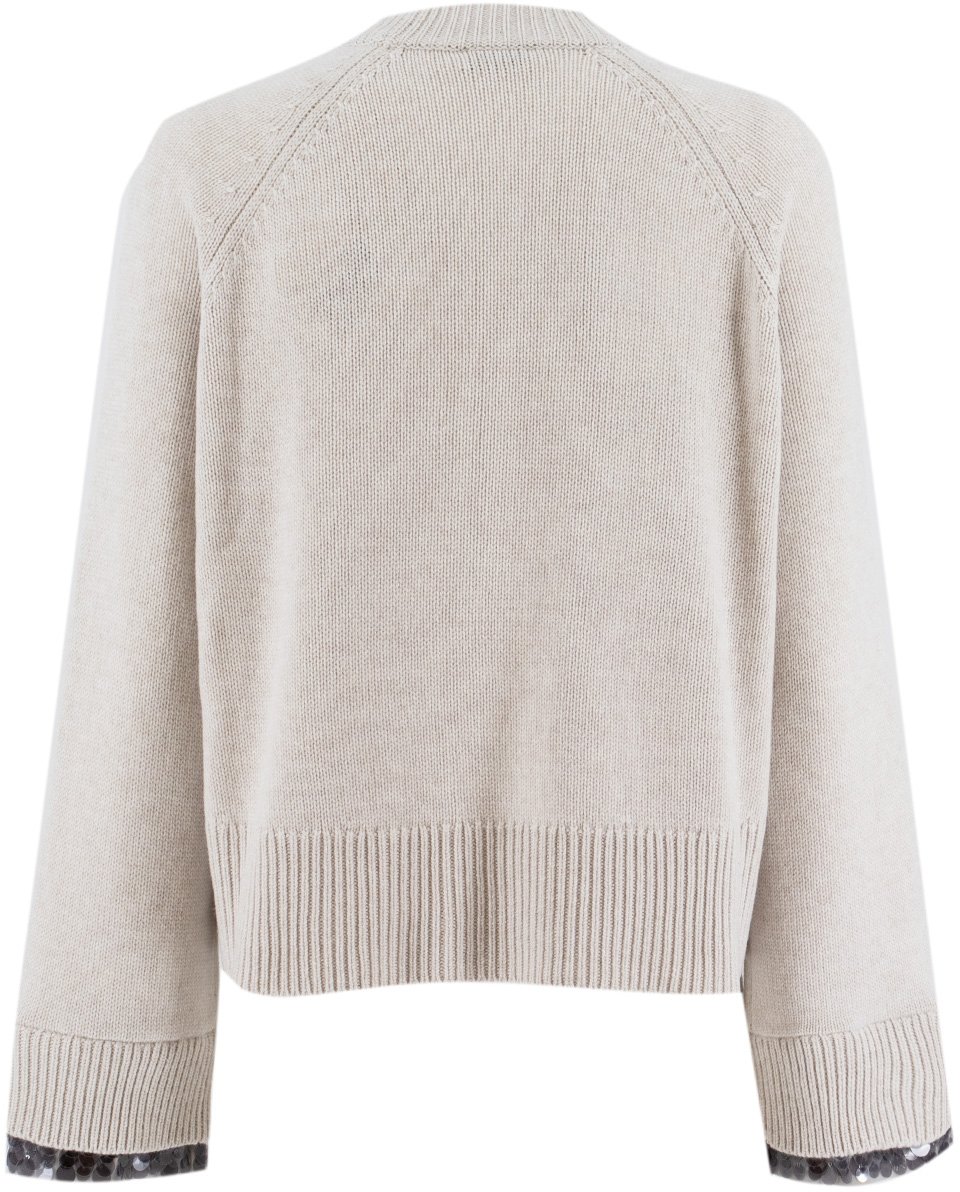 Brunello Cucinelli Wool jumper Neutraal