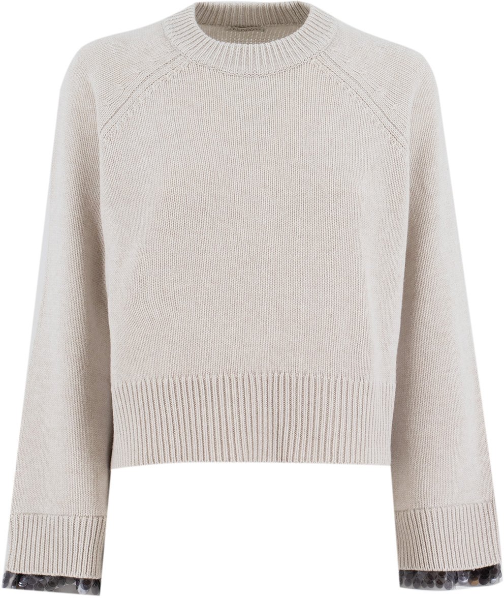 Brunello Cucinelli Wool jumper Neutraal