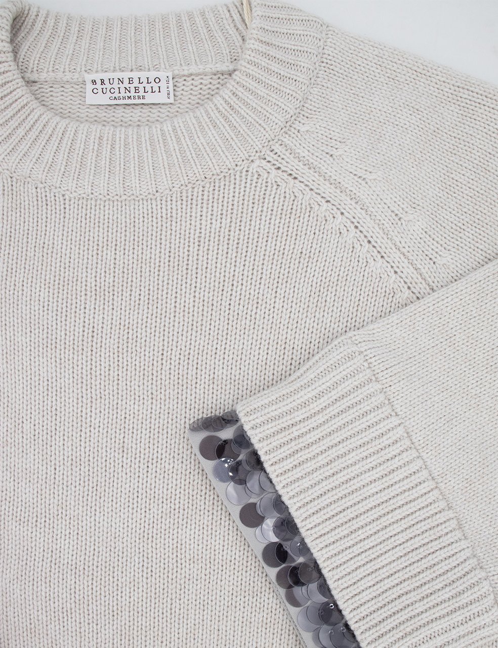 Brunello Cucinelli Wool jumper Neutraal