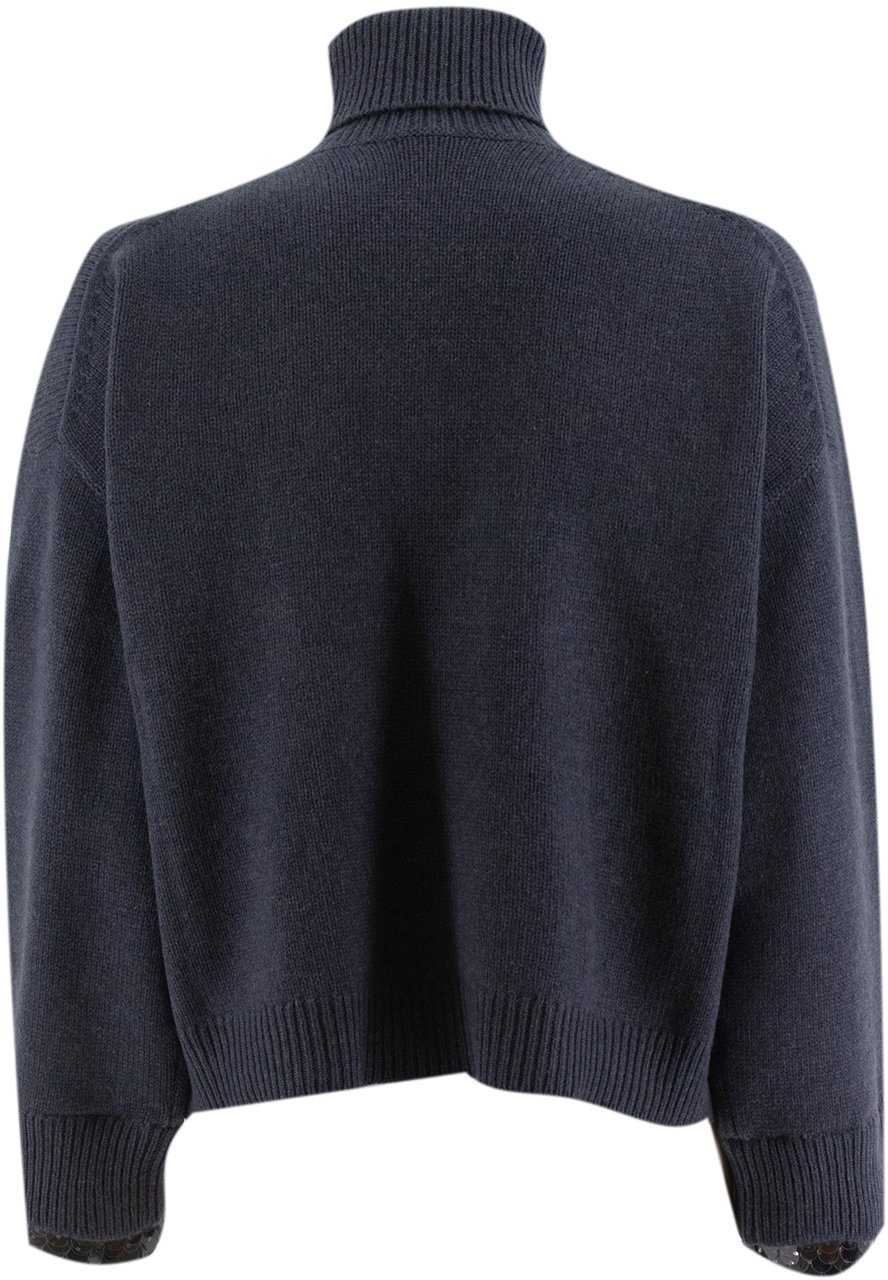 Brunello Cucinelli High neck jumper Blauw