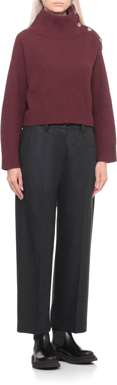 Brunello Cucinelli Sweaters Bordeaux Rood