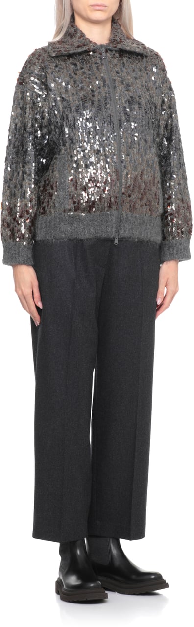 Brunello Cucinelli Sweaters Grey Grijs