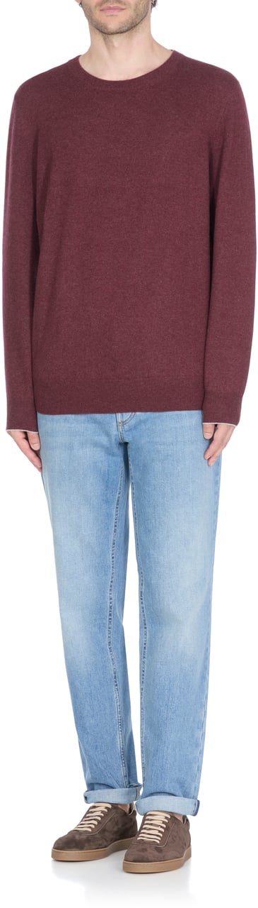 Brunello Cucinelli Sweaters Bordeaux Rood