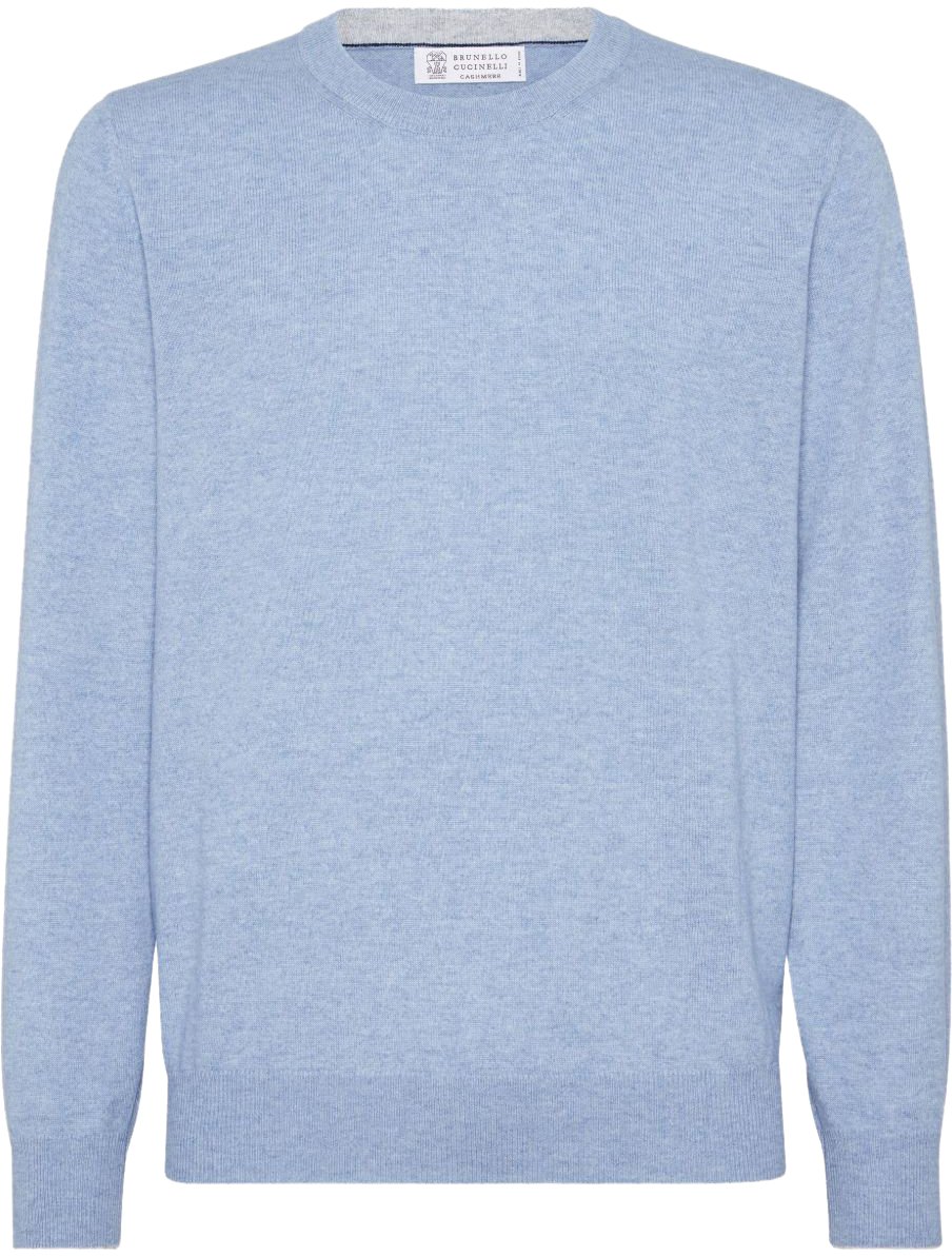 Brunello Cucinelli Sweaters Blue Blauw