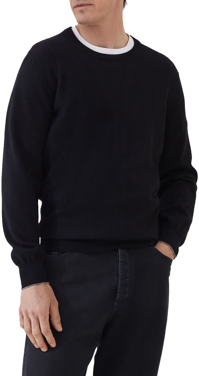 Brunello Cucinelli Sweaters Black Zwart