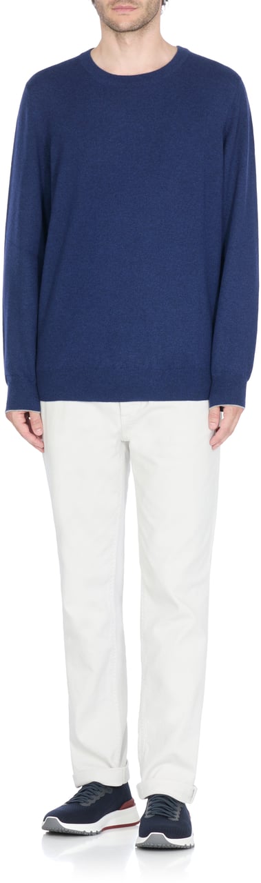 Brunello Cucinelli Sweaters Blue Blauw