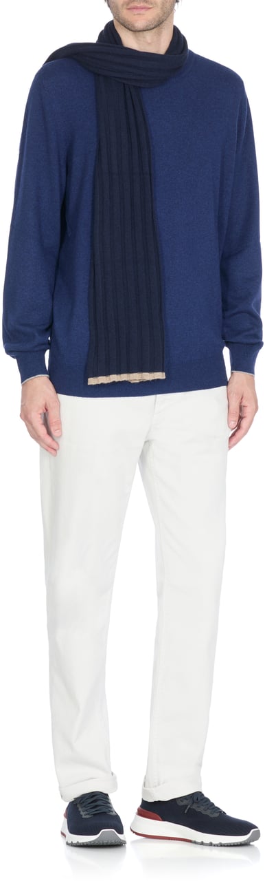 Brunello Cucinelli Sweaters Blue Blauw