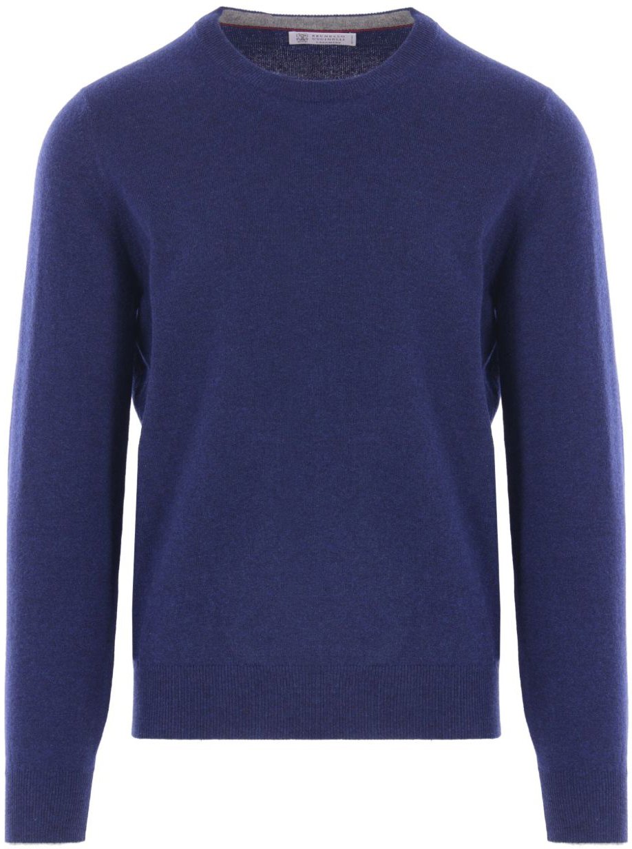 Brunello Cucinelli Sweaters Blue Blauw