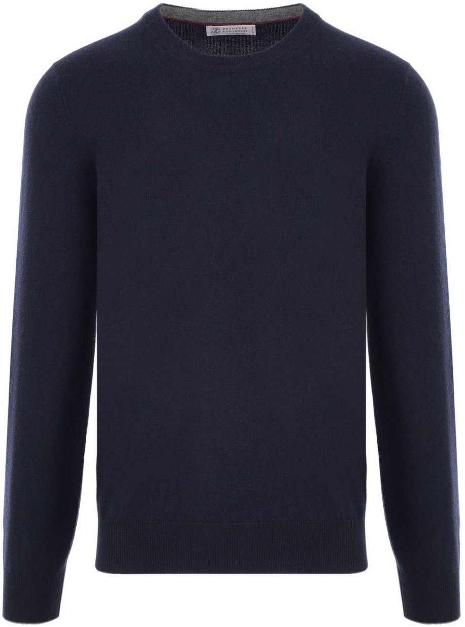 Brunello Cucinelli Sweaters Blue Blauw