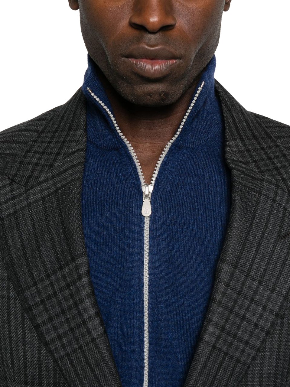 Brunello Cucinelli Sweaters Blue Blauw